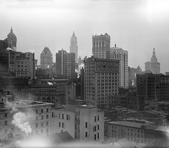 Lower Manhattan from Coentes Slip, 1910