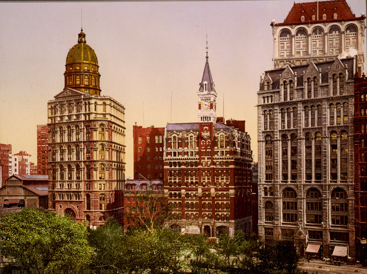 Newspaper Row, 1900