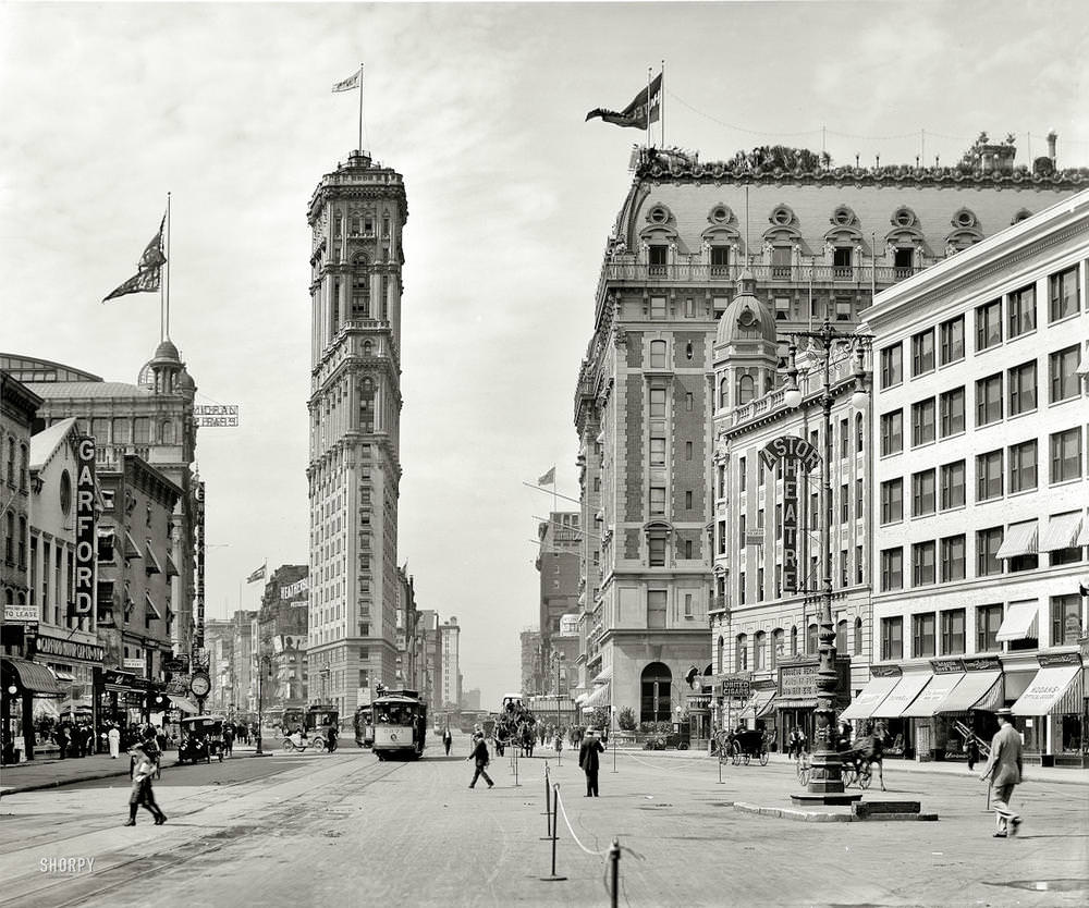 Times Square, The old New York Times building, 1908