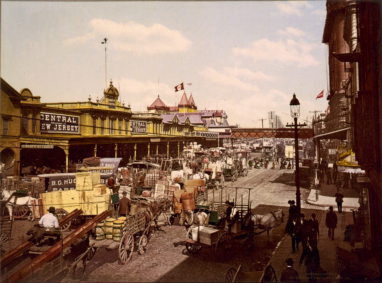 West Street and Liberty Street, 1900