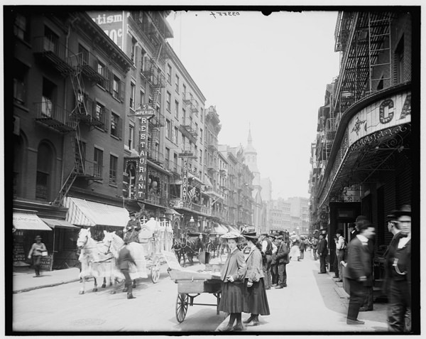 Mott Street, Chinatown, 1900's