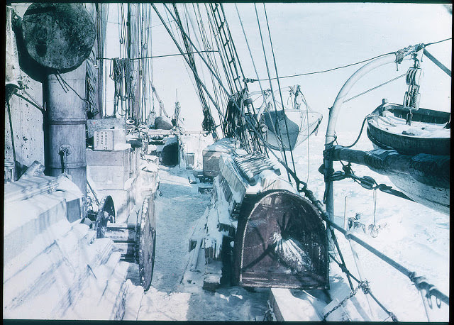 The deck of the 'Endurance', 1915