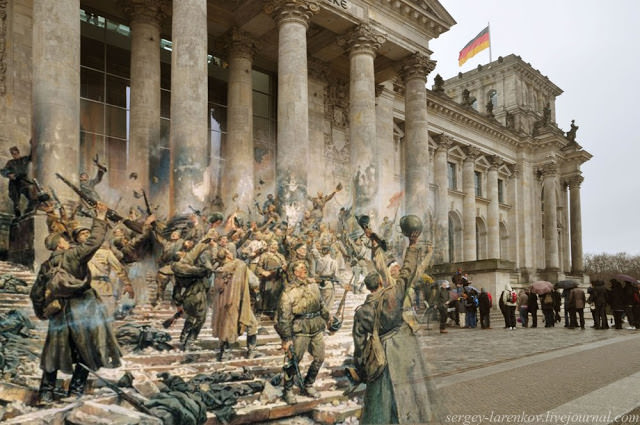 50+ Then And Now Photos Of Berlin During WWII And Today