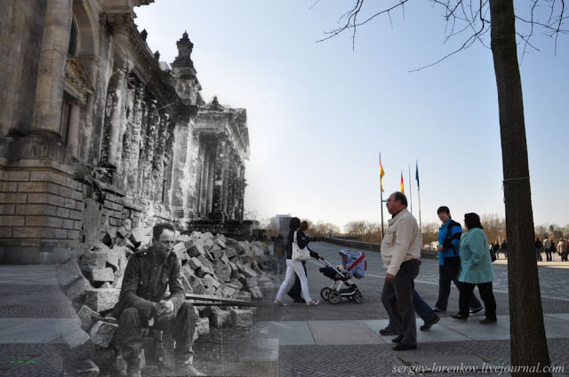 50+ Then And Now Photos Of Berlin During WWII And Today