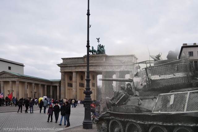 50+ Then And Now Photos Of Berlin During WWII And Today