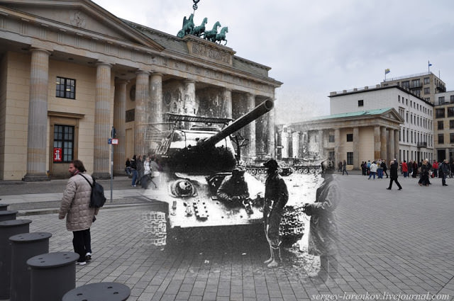 50+ Then And Now Photos Of Berlin During WWII And Today