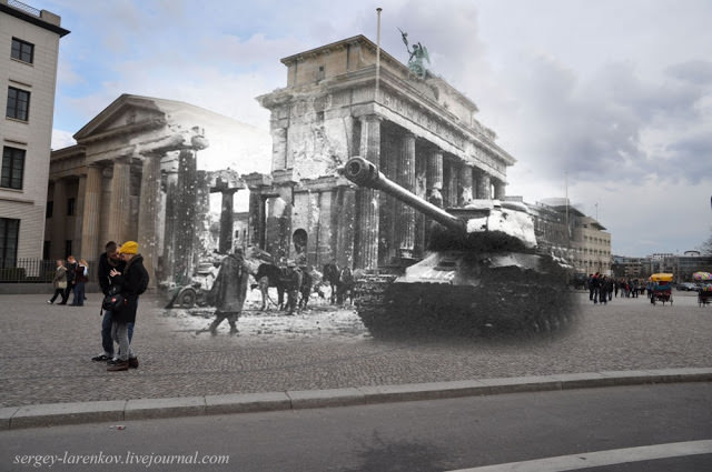 50+ Then And Now Photos Of Berlin During WWII And Today