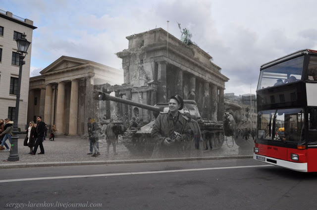 50+ Then And Now Photos Of Berlin During WWII And Today