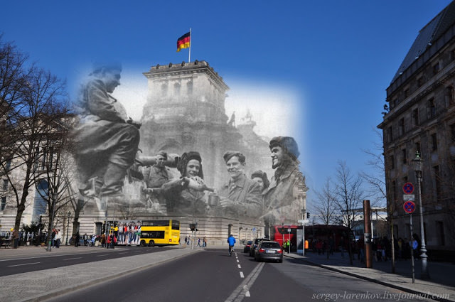 50+ Then And Now Photos Of Berlin During WWII And Today