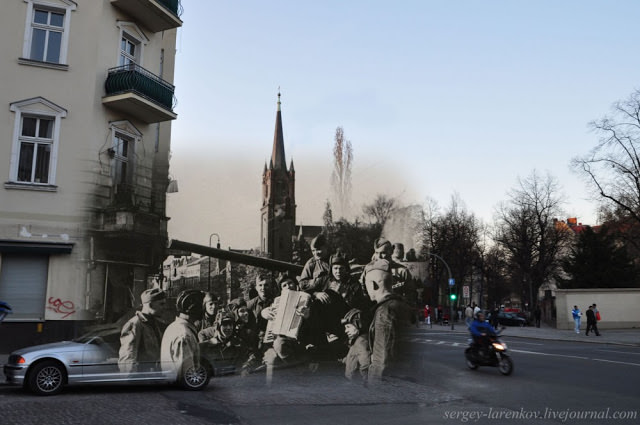 50+ Then And Now Photos Of Berlin During WWII And Today