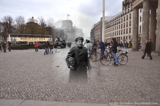 50+ Then And Now Photos Of Berlin During WWII And Today