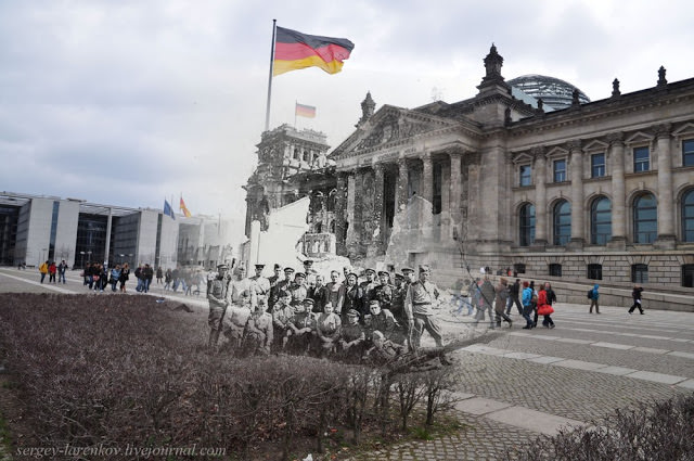 50+ Then And Now Photos Of Berlin During WWII And Today