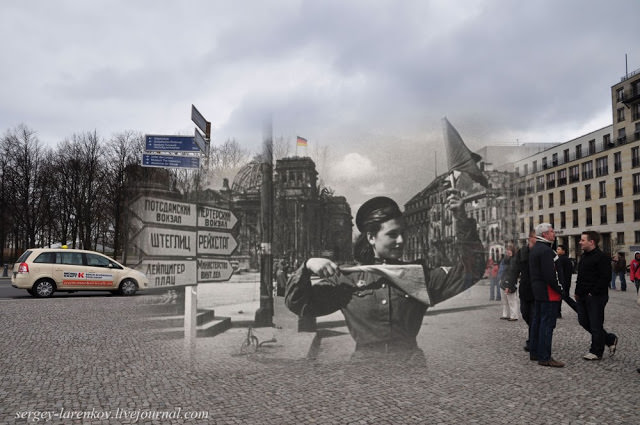 50+ Then And Now Photos Of Berlin During WWII And Today