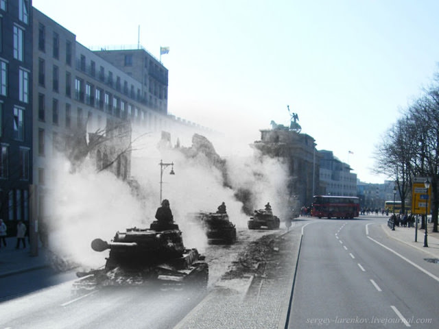 50+ Then And Now Photos Of Berlin During WWII And Today