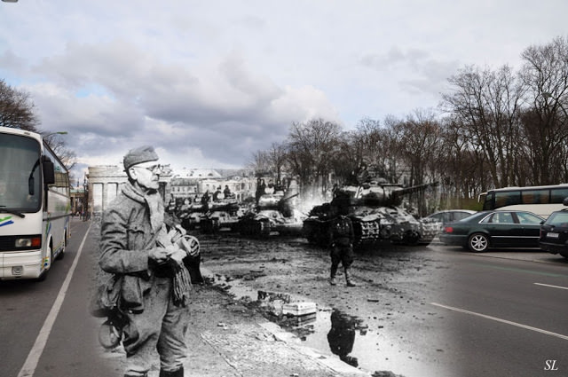 50+ Then And Now Photos Of Berlin During WWII And Today