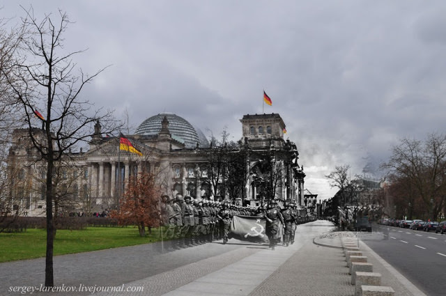 50+ Then And Now Photos Of Berlin During WWII And Today