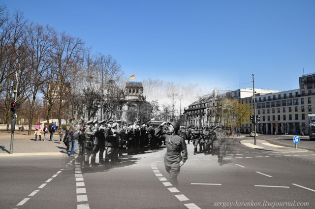 50+ Then And Now Photos Of Berlin During WWII And Today