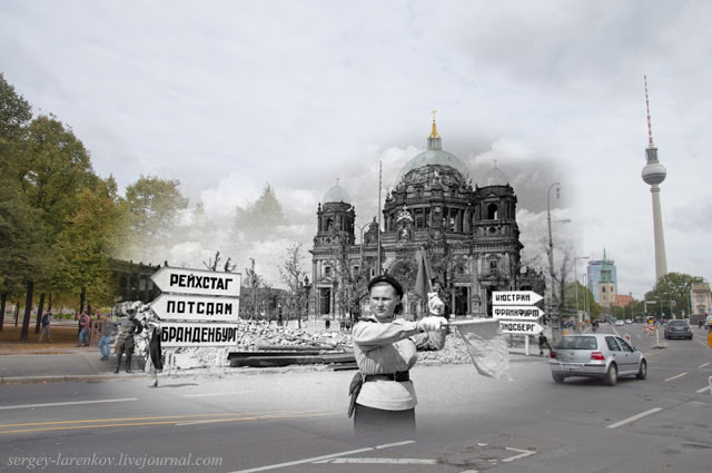 50+ Then And Now Photos Of Berlin During WWII And Today