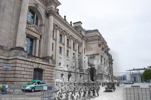 50+ Then And Now Photos Of Berlin During WWII And Today