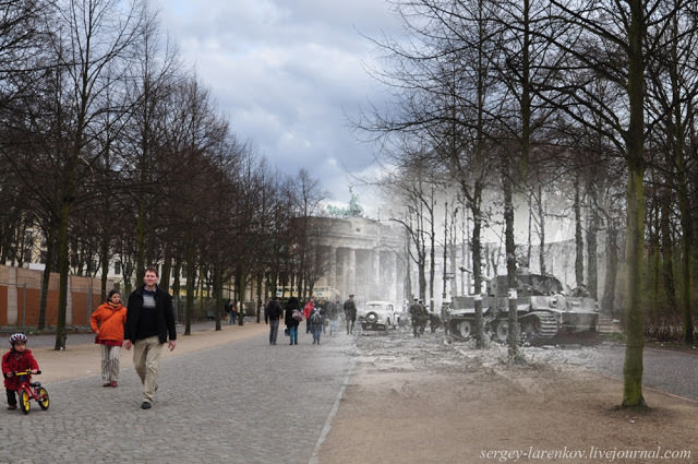 50+ Then And Now Photos Of Berlin During WWII And Today