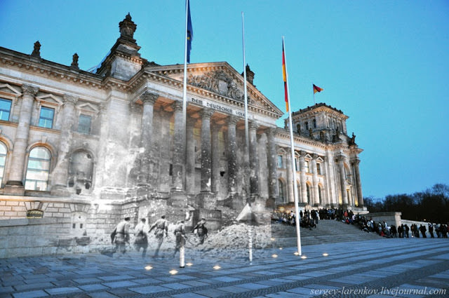 50+ Then And Now Photos Of Berlin During WWII And Today