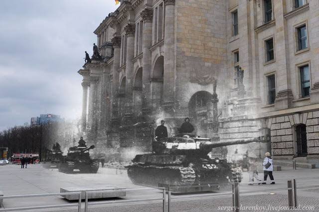 50+ Then And Now Photos Of Berlin During WWII And Today