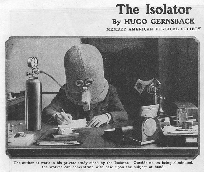 Anti-Distraction Helmet from 1925