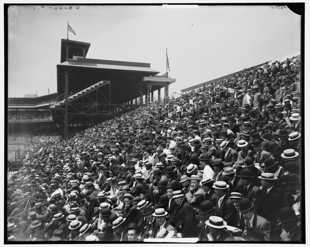 Sitting in the Bleachers at Pittsburgh’s Forbes Field in 1910