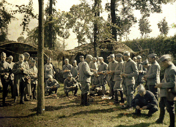 HQ of the first army. France, 1917