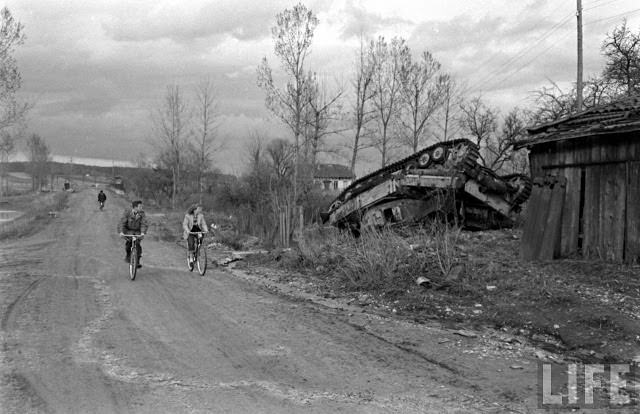 50+ Photos That Capture Honeymoon Of A Couple On Battlefields of WWII