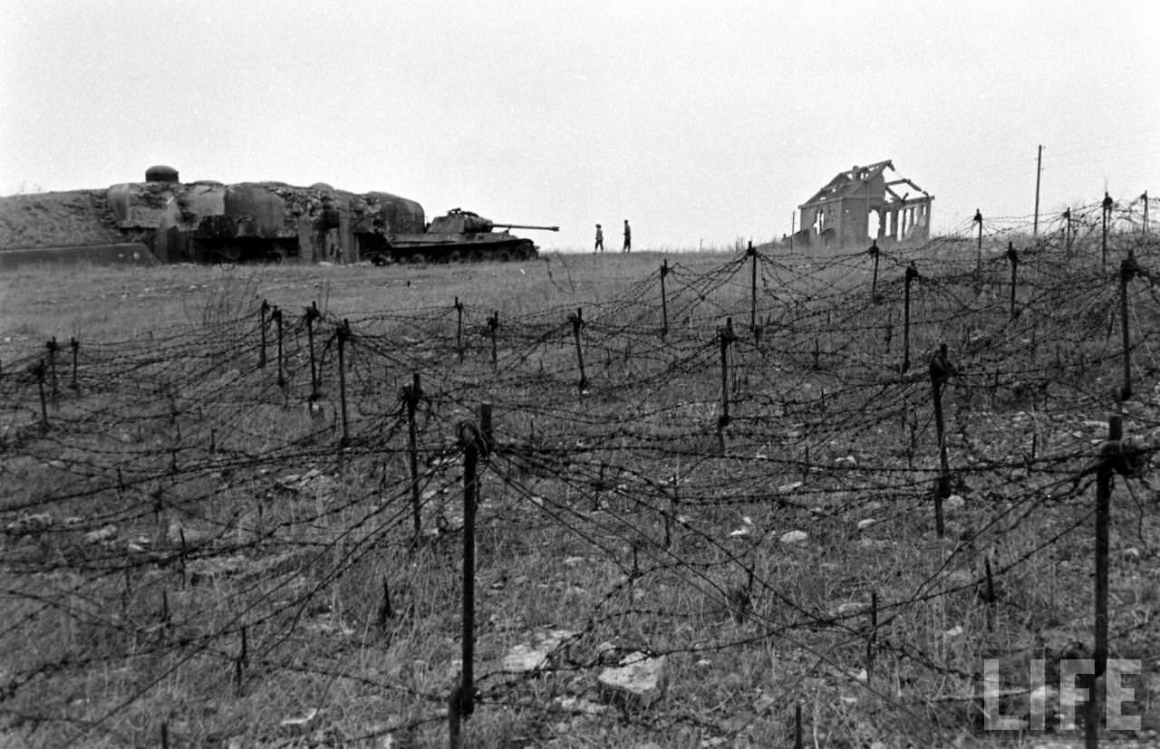 50+ Photos That Capture Honeymoon Of A Couple On Battlefields of WWII