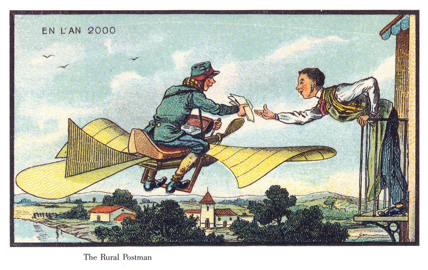 Flying postman.