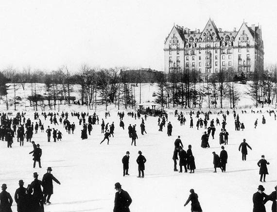 Central Park Ice Skating, 1890