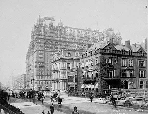 Waldorf Astoria Original Site at 5th Ave and 35th Street, 1899