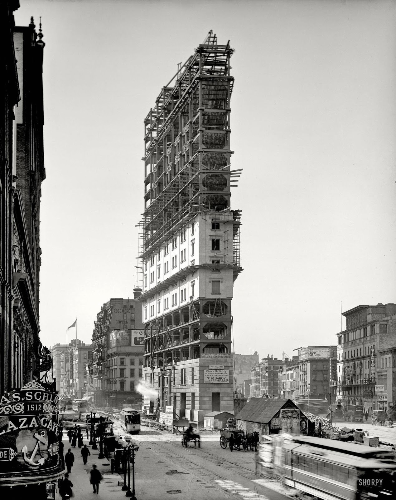 Times Square under construction