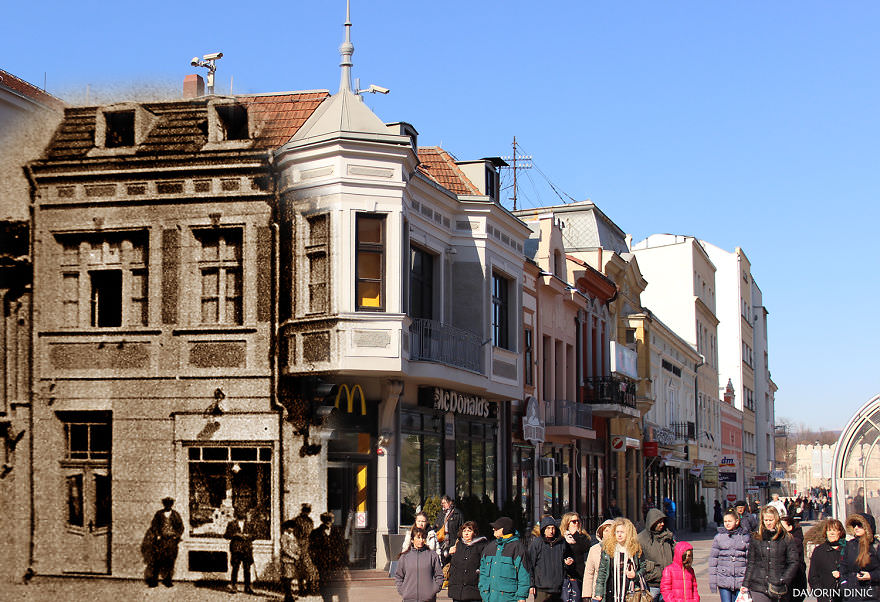 50+ Old And New Photos Of Siberian Streets Merged Together In Single Frame To Bring History To Life