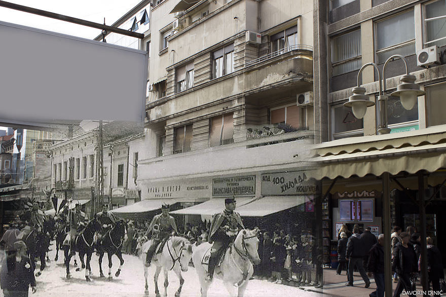 50+ Old And New Photos Of Siberian Streets Merged Together In Single Frame To Bring History To Life