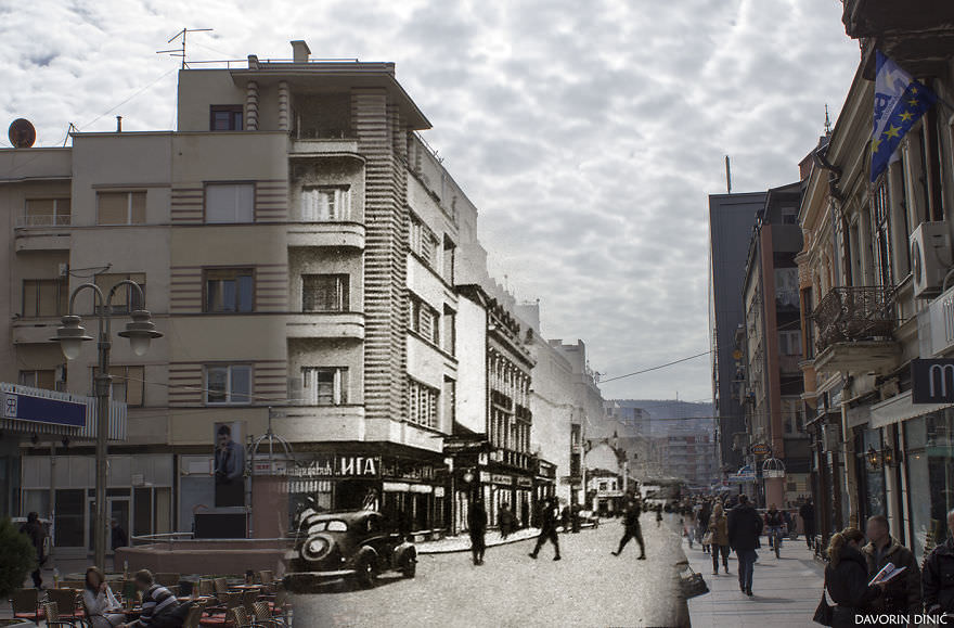 50+ Old And New Photos Of Siberian Streets Merged Together In Single Frame To Bring History To Life