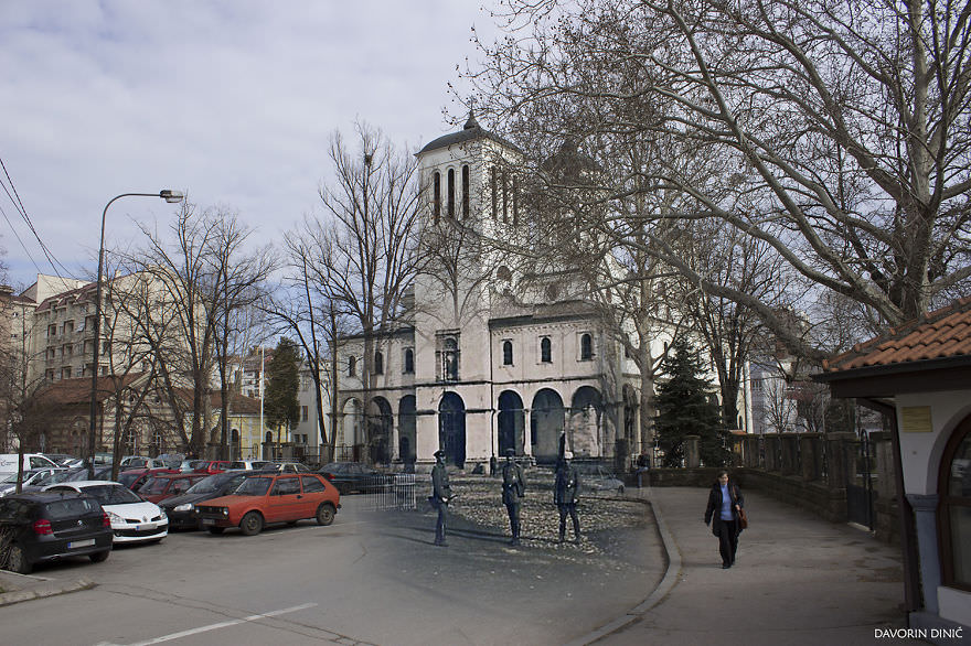 50+ Old And New Photos Of Siberian Streets Merged Together In Single Frame To Bring History To Life