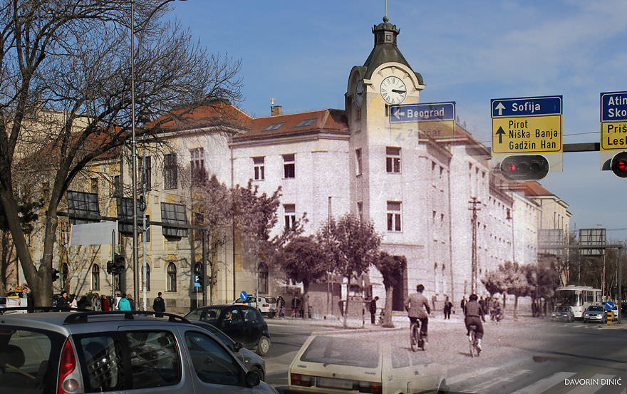 50+ Old And New Photos Of Siberian Streets Merged Together In Single Frame To Bring History To Life