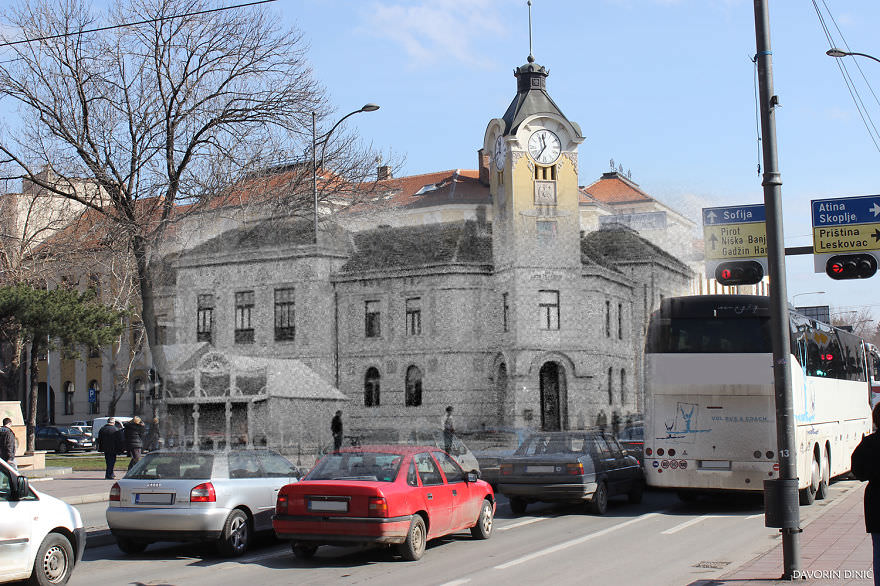 50+ Old And New Photos Of Siberian Streets Merged Together In Single Frame To Bring History To Life