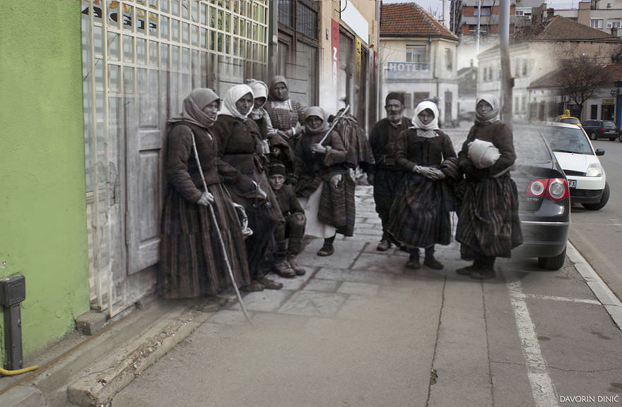 50+ Old And New Photos Of Siberian Streets Merged Together In Single Frame To Bring History To Life