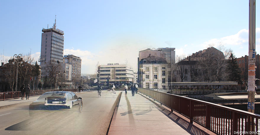 50+ Old And New Photos Of Siberian Streets Merged Together In Single Frame To Bring History To Life