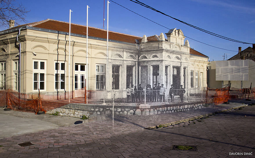 50+ Old And New Photos Of Siberian Streets Merged Together In Single Frame To Bring History To Life