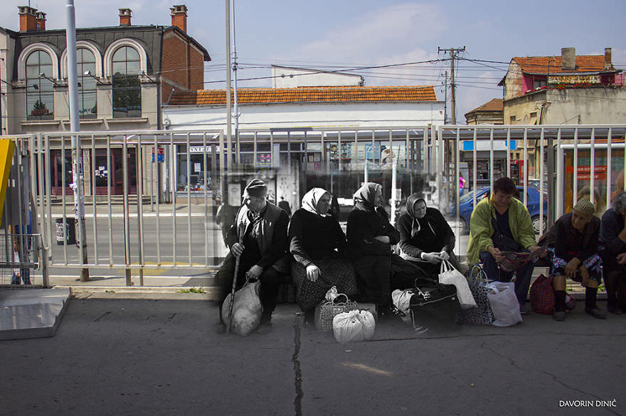 50+ Old And New Photos Of Siberian Streets Merged Together In Single Frame To Bring History To Life