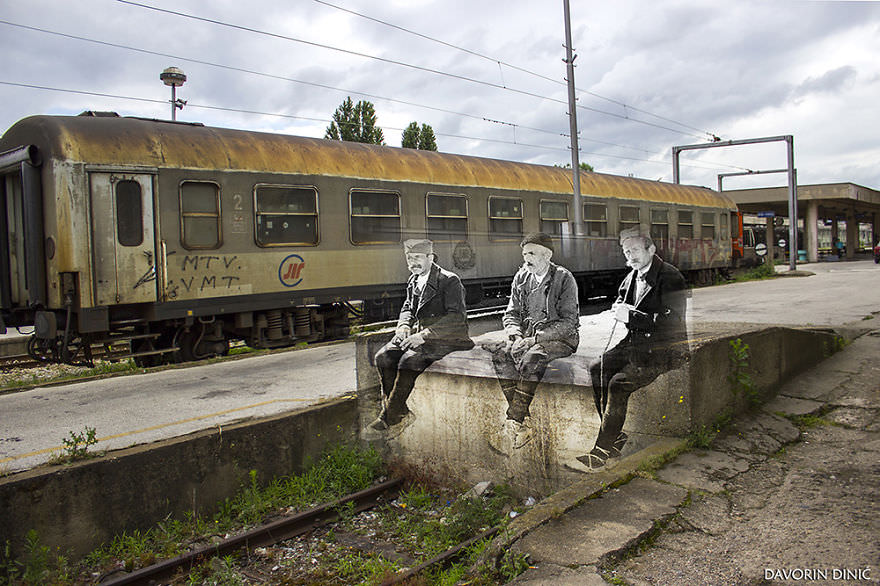 50+ Old And New Photos Of Siberian Streets Merged Together In Single Frame To Bring History To Life