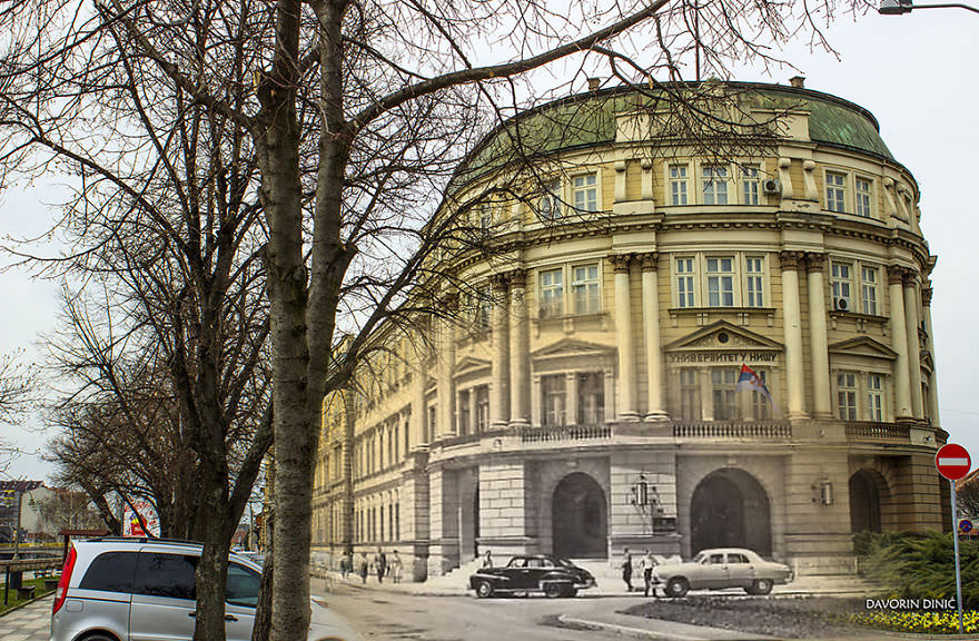 50+ Old And New Photos Of Siberian Streets Merged Together In Single Frame To Bring History To Life