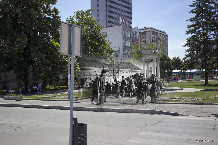 50+ Old And New Photos Of Siberian Streets Merged Together In Single Frame To Bring History To Life