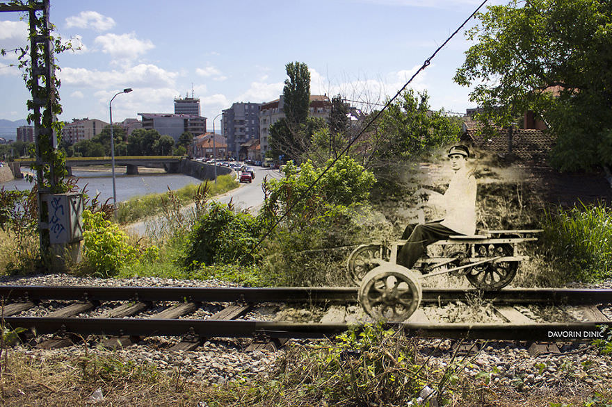 50+ Old And New Photos Of Siberian Streets Merged Together In Single Frame To Bring History To Life