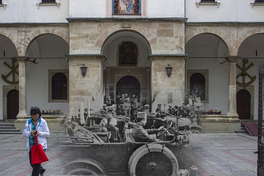 50+ Old And New Photos Of Siberian Streets Merged Together In Single Frame To Bring History To Life